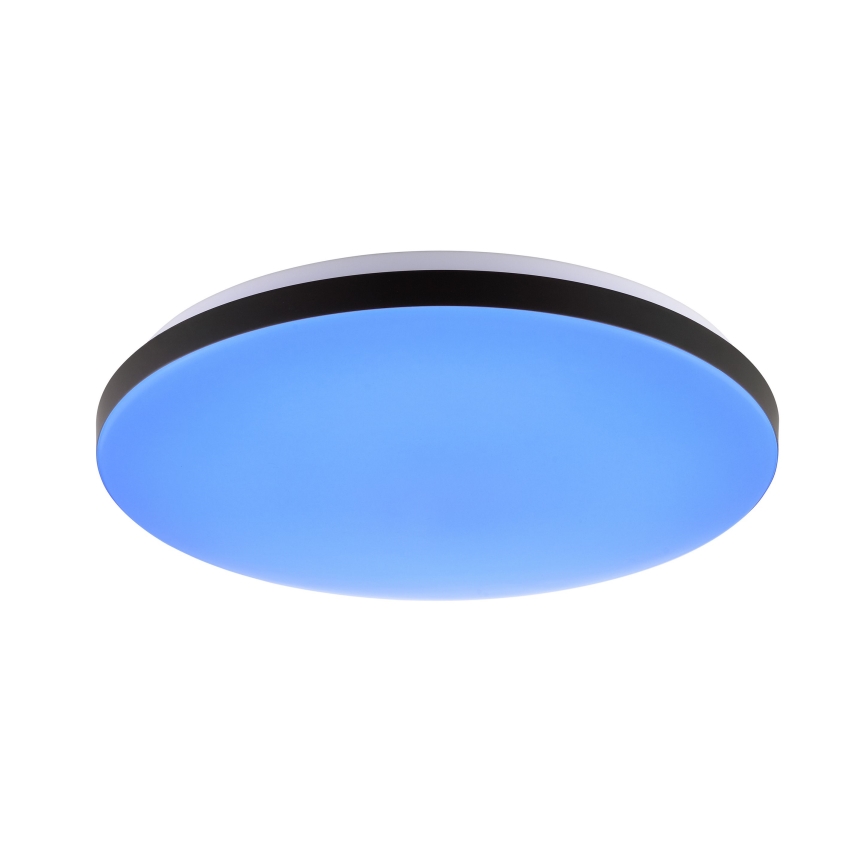 Brilliant - Plafón LED RGBW regulable LIVIO LED/20W/230V 3000-6500K diá. 49 cm negro + control remoto