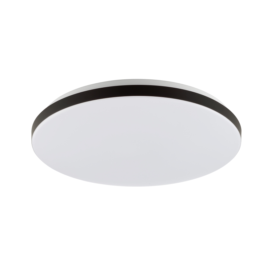 Brilliant - Plafón LED RGBW regulable LIVIO LED/20W/230V 3000-6500K diá. 49 cm negro + control remoto