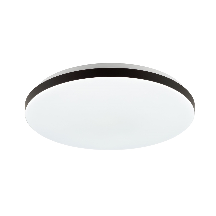 Brilliant - Plafón LED RGBW regulable LIVIO LED/20W/230V 3000-6500K diá. 49 cm negro + control remoto