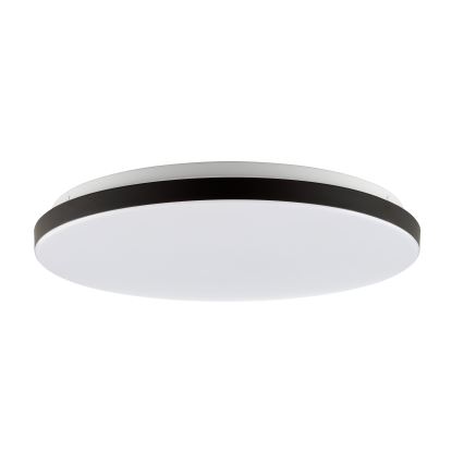Brilliant - Plafón LED RGBW regulable LIVIO LED/20W/230V 3000-6500K diá. 49 cm negro + control remoto