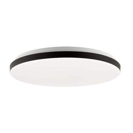 Brilliant - Plafón LED RGBW regulable LIVIO LED/20W/230V 3000-6500K diá. 49 cm negro + control remoto