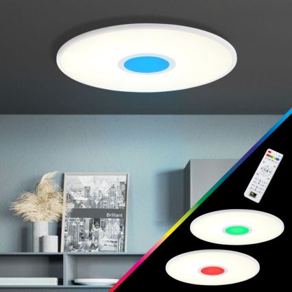 Brilliant - Plafón LED RGBW regulable ODELLA LED/24W/230V 2700-6500K + control remoto