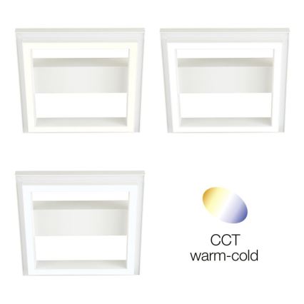 Brilliant - Plafón LED RGBW regulable PALLAS LED/18W/230V 2700-6500K + control remoto