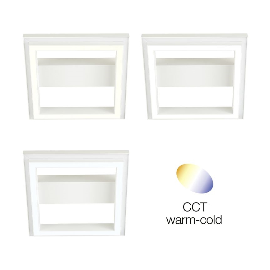 Brilliant - Plafón LED RGBW regulable PALLAS LED/18W/230V 2700-6500K + control remoto