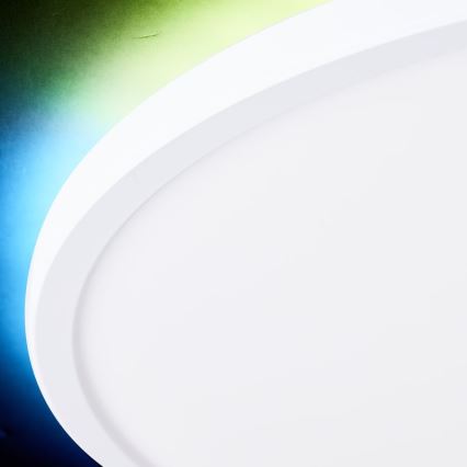 Brilliant - Plafón LED RGBW regulable SALTERY LED/22W/230V 3000-6500K + control remoto
