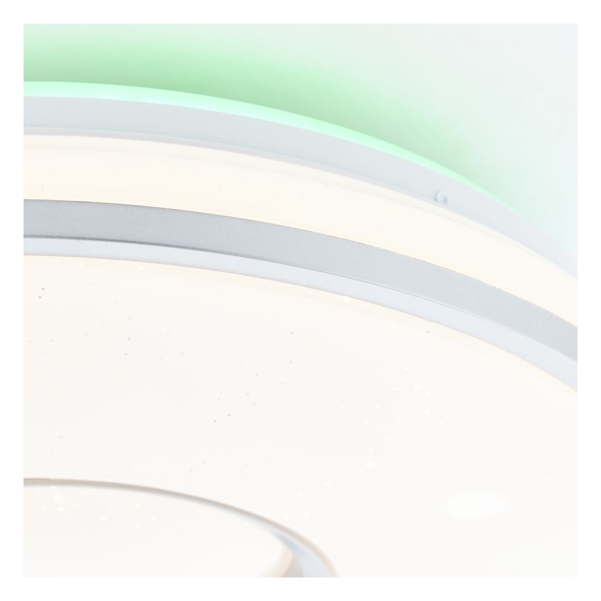 Brilliant - Plafón LED RGBW regulable VISITATION LED/24W/230V 3000-6500K + control remoto