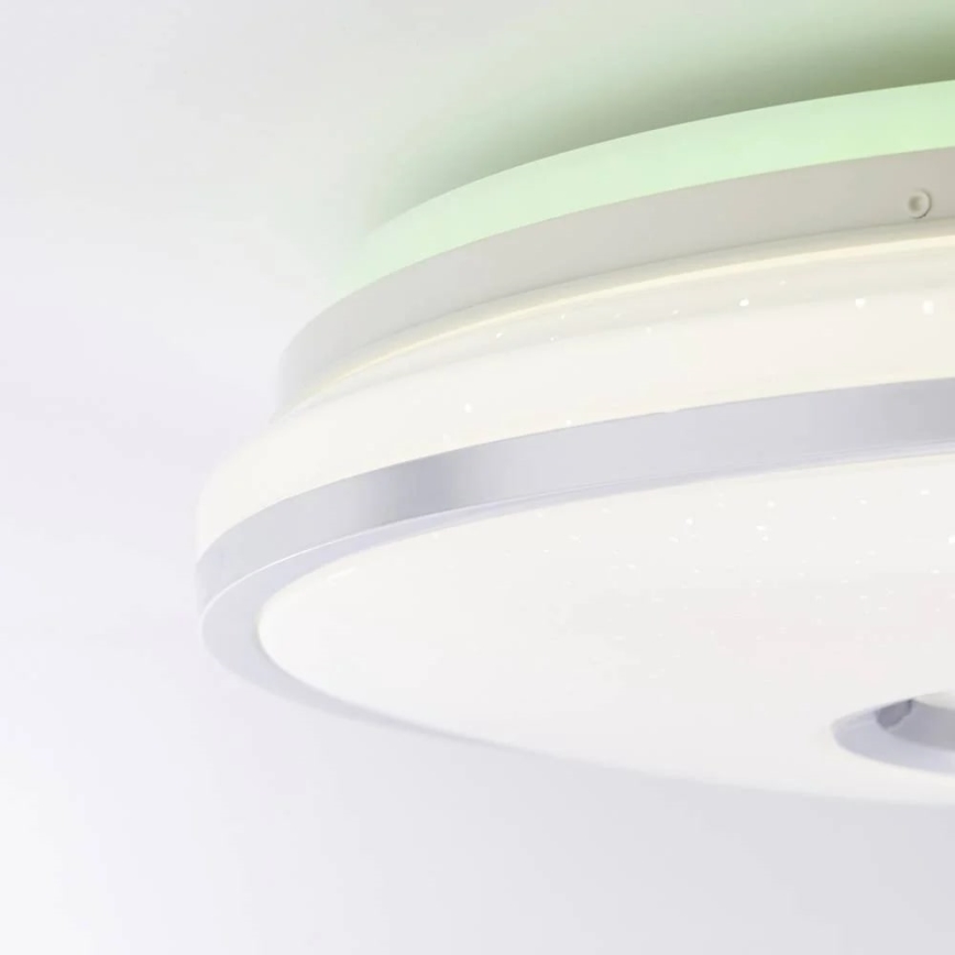 Brilliant - Plafón LED RGBW regulable VISITATION LED/32W/230V 3000-6500K + control remoto