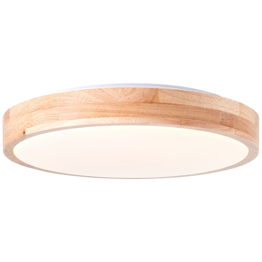 Brilliant - Plafón LED SLIMLINE LED/14W/230V 3000/4000K madera de caucho