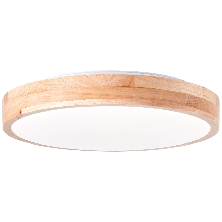 Brilliant - Plafón LED SLIMLINE LED/14W/230V 3000/4000K madera de caucho