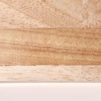 Brilliant - Plafón LED SLIMLINE LED/14W/230V 3000/4000K madera de caucho