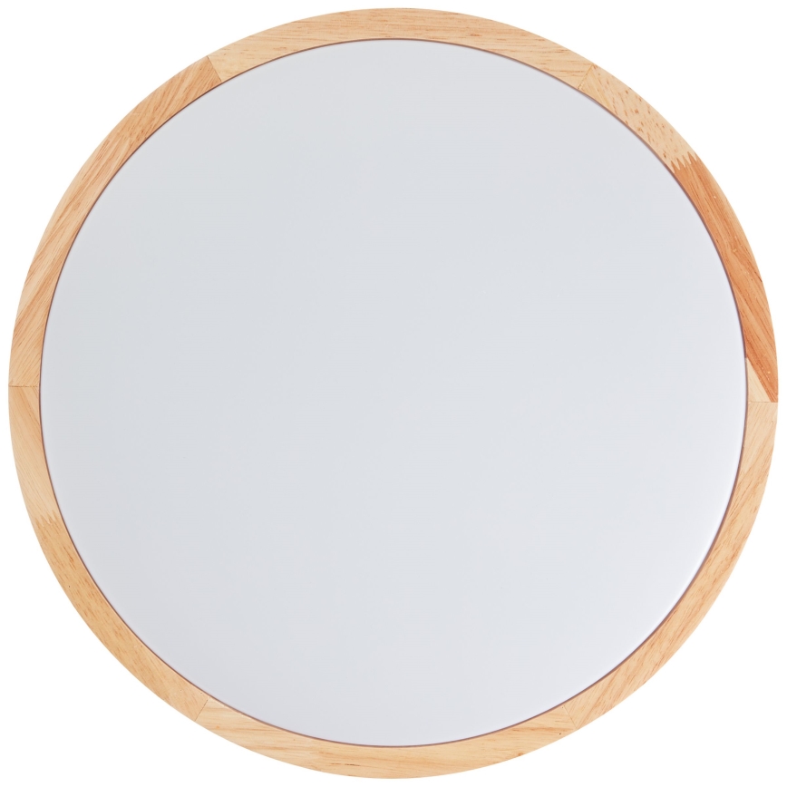 Brilliant - Plafón LED SLIMLINE LED/22W/230V Ø 39 cm, madera de caucho (Hevea)