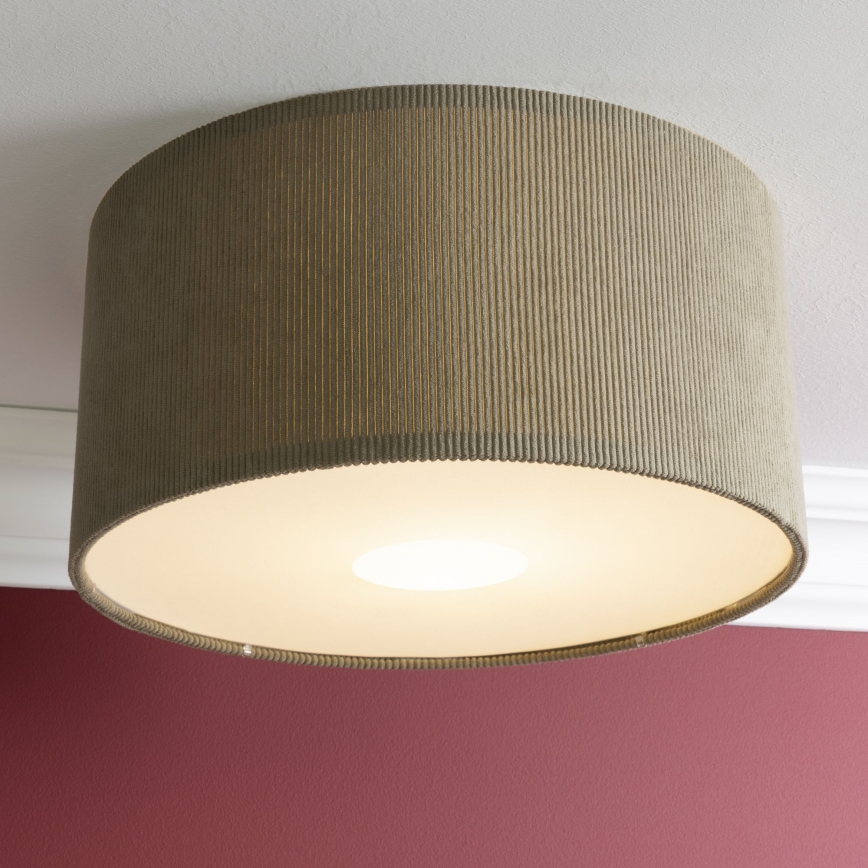 Brilliant - Plafón TONY 1xE27/20W/230V diá. 45 cm marrón