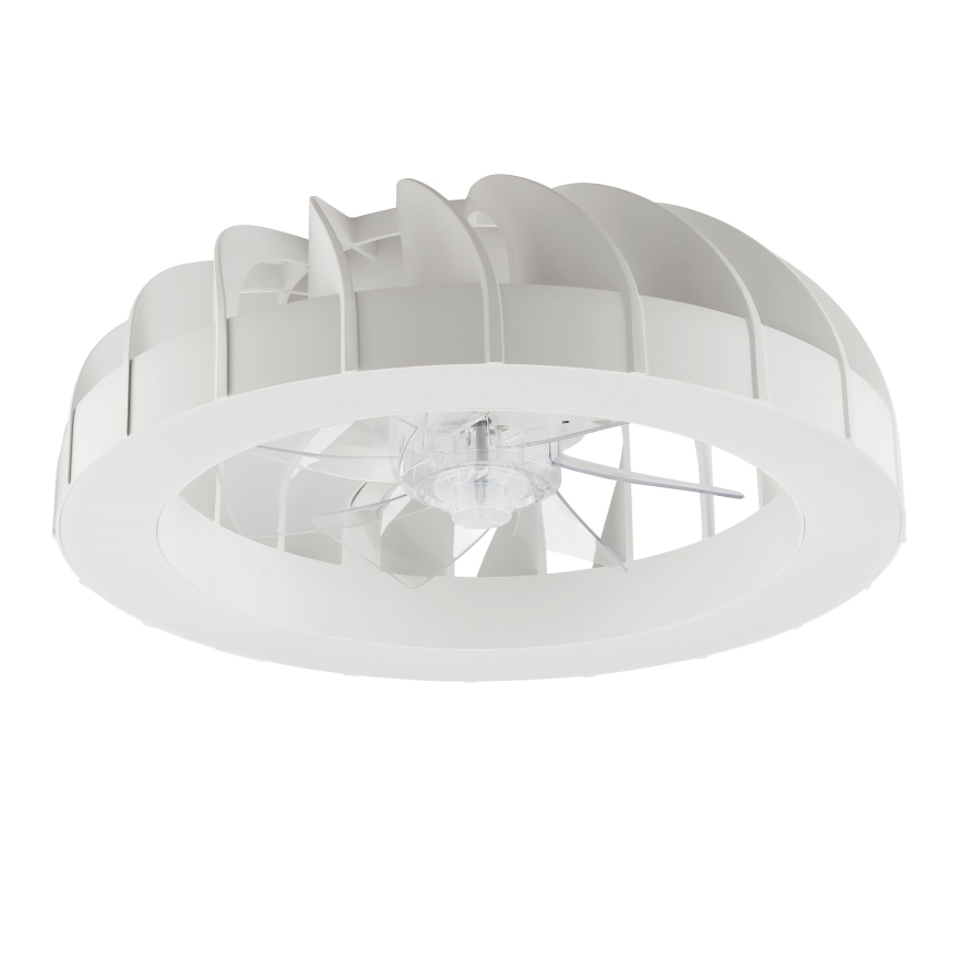 Brilliant - Ventilador de techo regulable LED RGBW con luz FANORA LED/30W/230V 2700-6500K Ø 46 cm blanco + mando a distancia