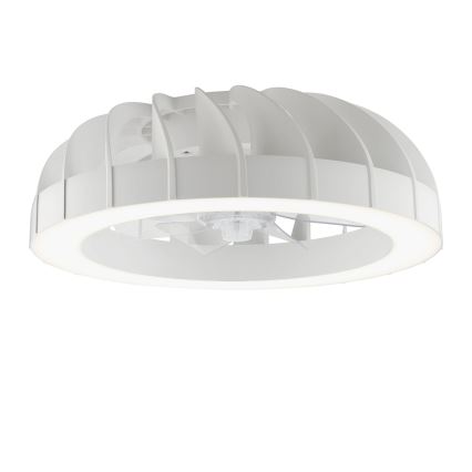 Brilliant - Ventilador de techo regulable LED RGBW con luz FANORA LED/30W/230V 2700-6500K Ø 46 cm blanco + mando a distancia