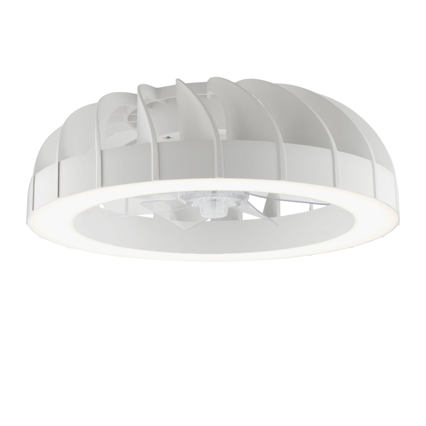 Brilliant - Ventilador de techo regulable LED RGBW con luz FANORA LED/30W/230V 2700-6500K Ø 46 cm blanco + mando a distancia