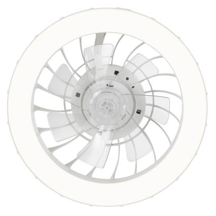 Brilliant - Ventilador de techo regulable LED RGBW con luz FANORA LED/30W/230V 2700-6500K Ø 46 cm blanco + mando a distancia