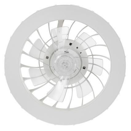 Brilliant - Ventilador de techo regulable LED RGBW con luz FANORA LED/30W/230V 2700-6500K Ø 46 cm blanco + mando a distancia