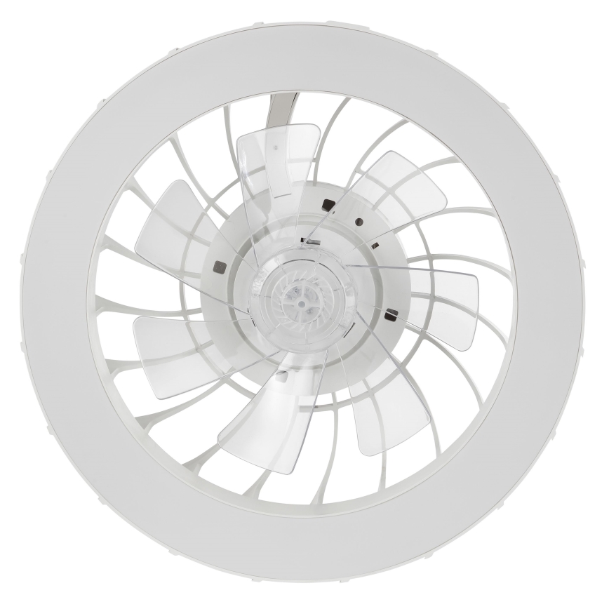 Brilliant - Ventilador de techo regulable LED RGBW con luz FANORA LED/30W/230V 2700-6500K Ø 46 cm blanco + mando a distancia