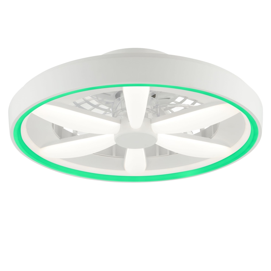 Brilliant - Ventilador de techo regulable LED RGBW con luz GAIANO LED/48W/230V 2700-6500K blanco + mando a distancia