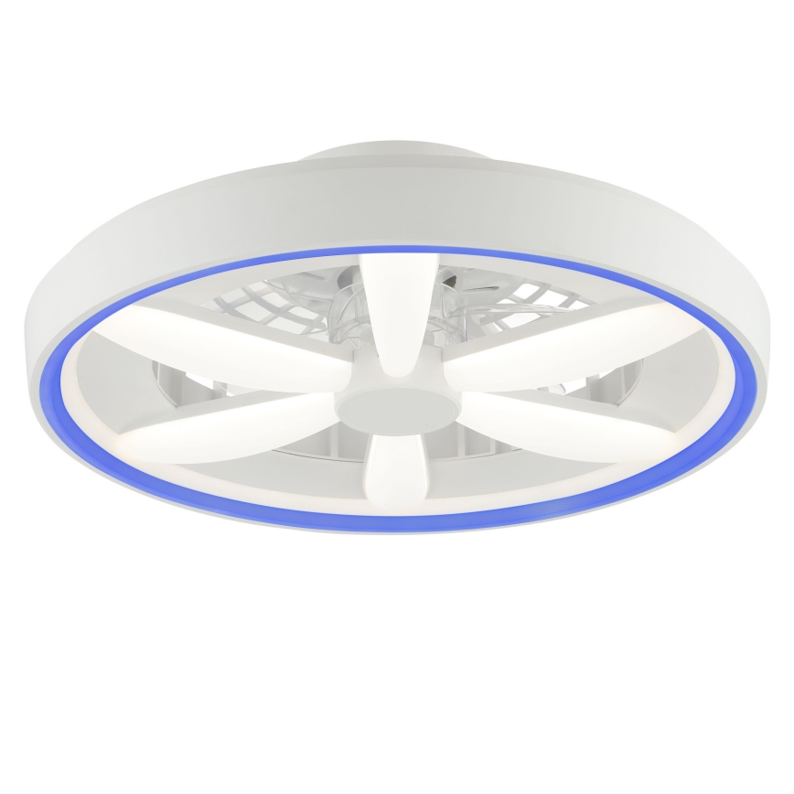 Brilliant - Ventilador de techo regulable LED RGBW con luz GAIANO LED/48W/230V 2700-6500K blanco + mando a distancia