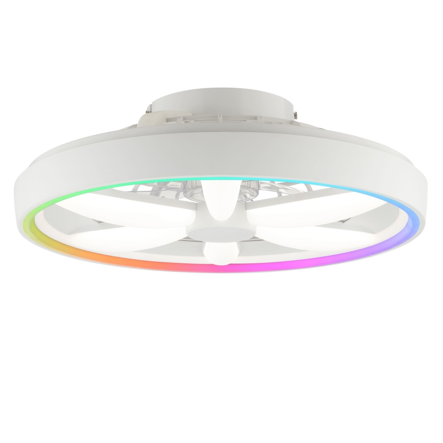 Brilliant - Ventilador de techo regulable LED RGBW con luz GAIANO LED/48W/230V 2700-6500K blanco + mando a distancia