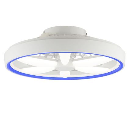 Brilliant - Ventilador de techo regulable LED RGBW con luz GAIANO LED/48W/230V 2700-6500K blanco + mando a distancia