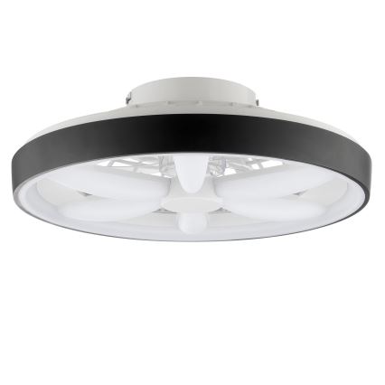 Brilliant - Ventilador de techo regulable LED RGBW con luz GAIANO LED/48W/230V 2700-6500K negro + mando a distancia