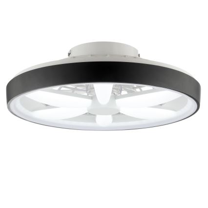 Brilliant - Ventilador de techo regulable LED RGBW con luz GAIANO LED/48W/230V 2700-6500K negro + mando a distancia