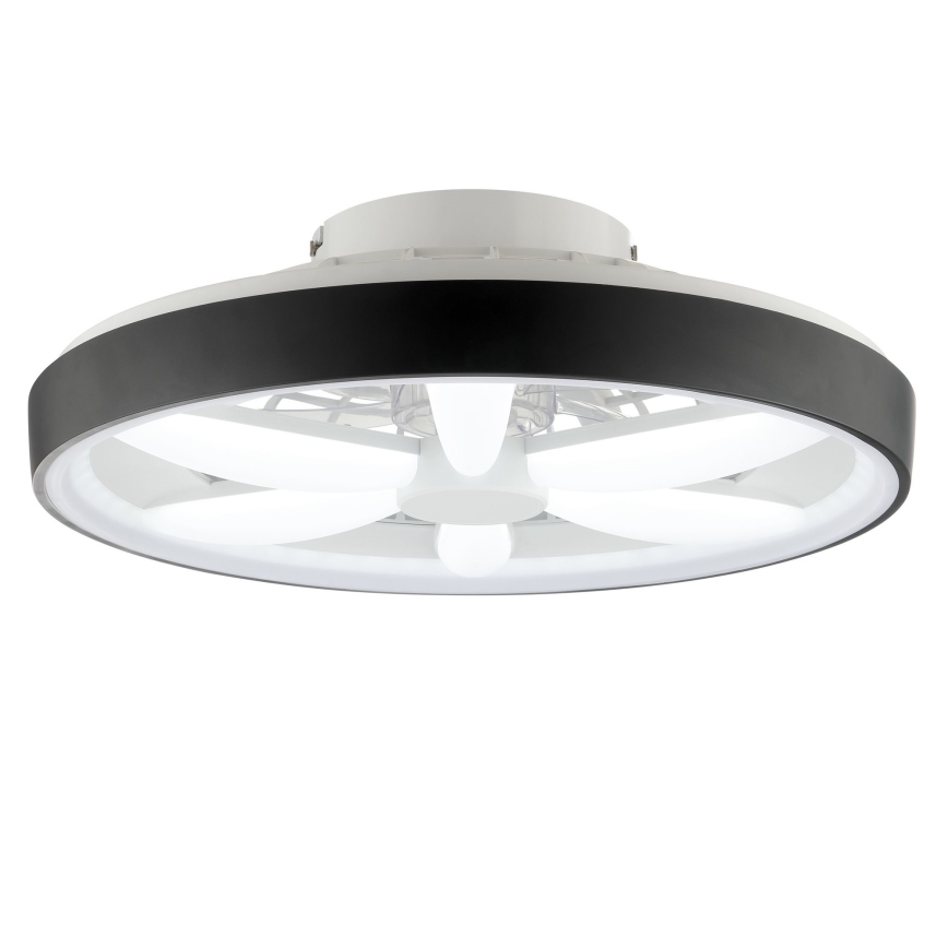 Brilliant - Ventilador de techo regulable LED RGBW con luz GAIANO LED/48W/230V 2700-6500K negro + mando a distancia