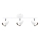 Brilliant - Foco LED AKMA 3xLED/4W/230V blanco
