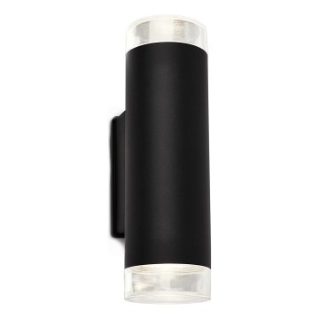 Brilo - Aplique LED para exterior 2xGU10/4,7W/230V IP44 4000K negro