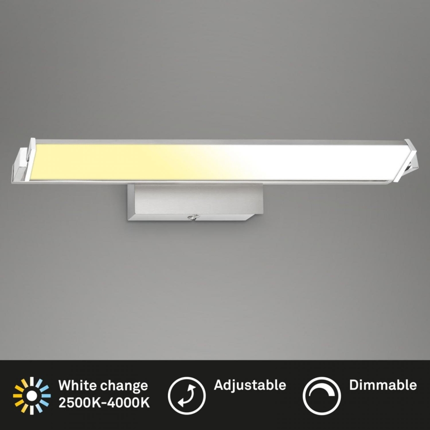 Brilo - Aplique LED regulable LED/18W/230V 2700-4000K plata