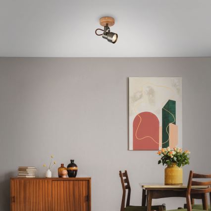 Brilo - Foco LED TAHUN 1xGU10/5W/230V 3000K marrón