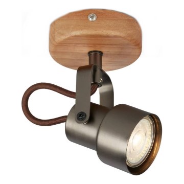 Brilo - Foco LED tipo spot TAHUN 1xGU10/5W/230V marrón