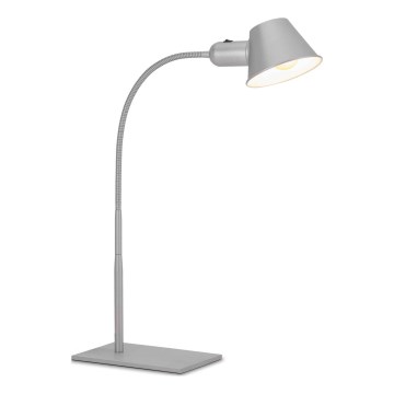 Brilo - Lámpara de mesa 1xE27/10W/230V cromo mate