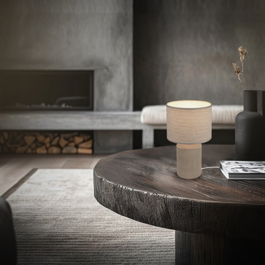 Brilo - Lámpara de mesa INO 1xE14/10W/230V blanca