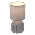 Brilo - Lámpara de mesa INO 1xE14/10W/230V gris