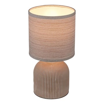 Brilo - Lámpara de mesa INO 1xE14/10W/230V marrón