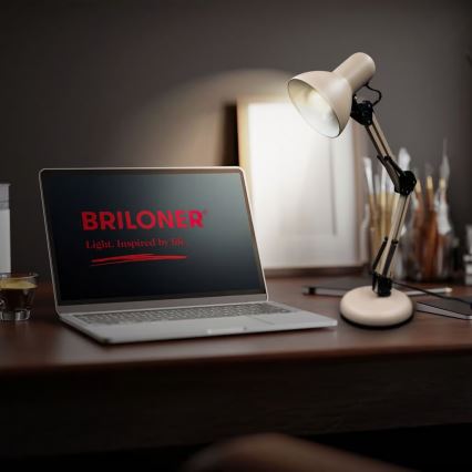 Brilo - Lámpara de mesa PIXA 1xE14/25W/230V beige