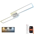 Brilo - Lámpara de techo LED regulable FRAME 2xLED/20W/230V 2700-6500K Wi-Fi Tuya + control remoto