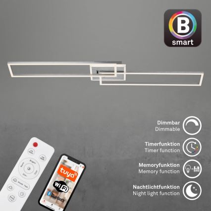 Brilo - Lámpara de techo LED regulable FRAME 2xLED/20W/230V 2700-6500K Wi-Fi Tuya + control remoto