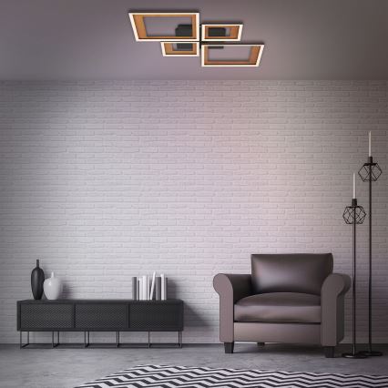Brilo - Lámpara de techo LED regulable FRAME LED/38W/230V