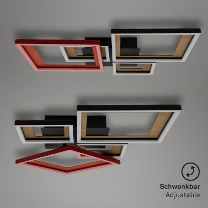 Brilo - Lámpara de techo LED regulable FRAME LED/38W/230V