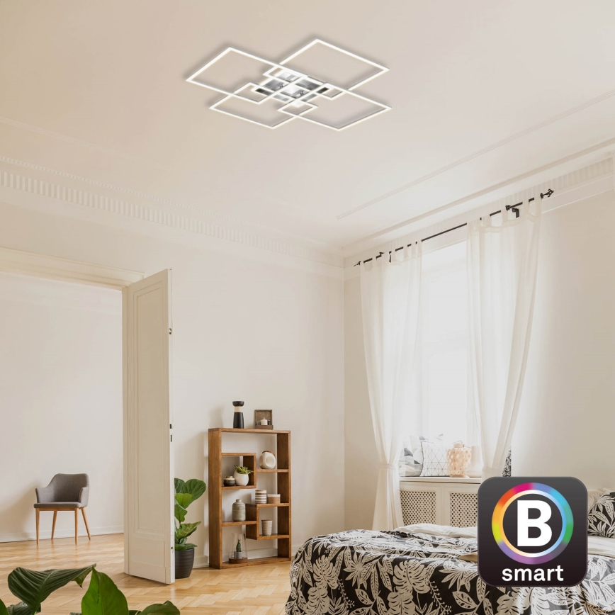 Brilo - Lámpara de techo LED regulable FRAME LED/50W/230V 2700-6500K Wi-Fi Tuya + control remoto