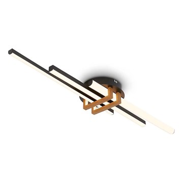 Brilo - Lámpara de techo LED TINKA LED/21W/230V 3000K negra