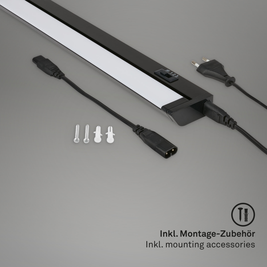 Brilo - Lámpara LED de pie LED/6,5W/230V 2700/4000/6500K