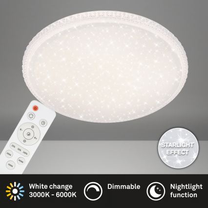 Brilo - Luminaria de techo LED/48W/230V Ø 60 cm
