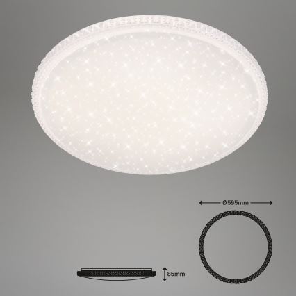 Brilo - Luminaria de techo LED/48W/230V Ø 60 cm