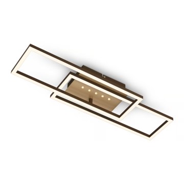 Brilo - Luminaria de techo LED regulable LED/30W/230V 3000K marrón