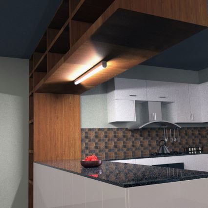 Brilo - Luminaria LED para montaje bajo mueble, 4 W, 230 V, 4000 K, 31,3 cm